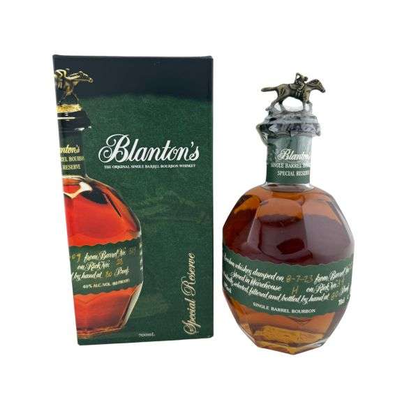 Blanton's Special Reserve Australia Release Bourbon Letter "O"