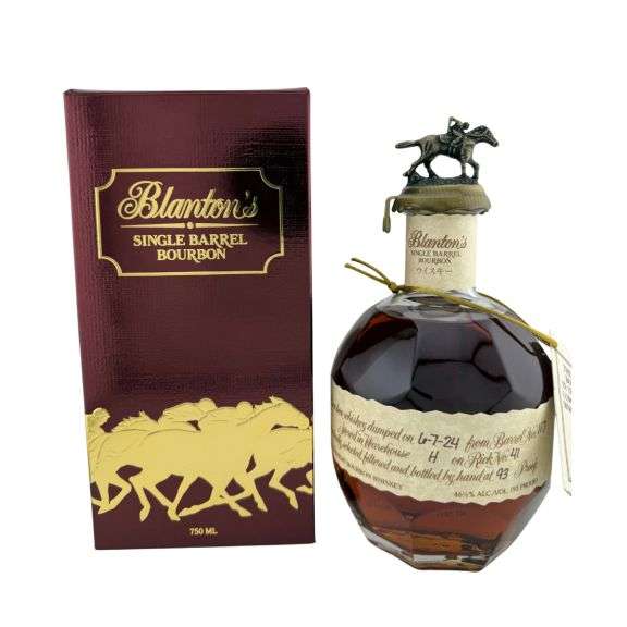 Blanton's Red Label Japanese Release Bourbon Letter "O"