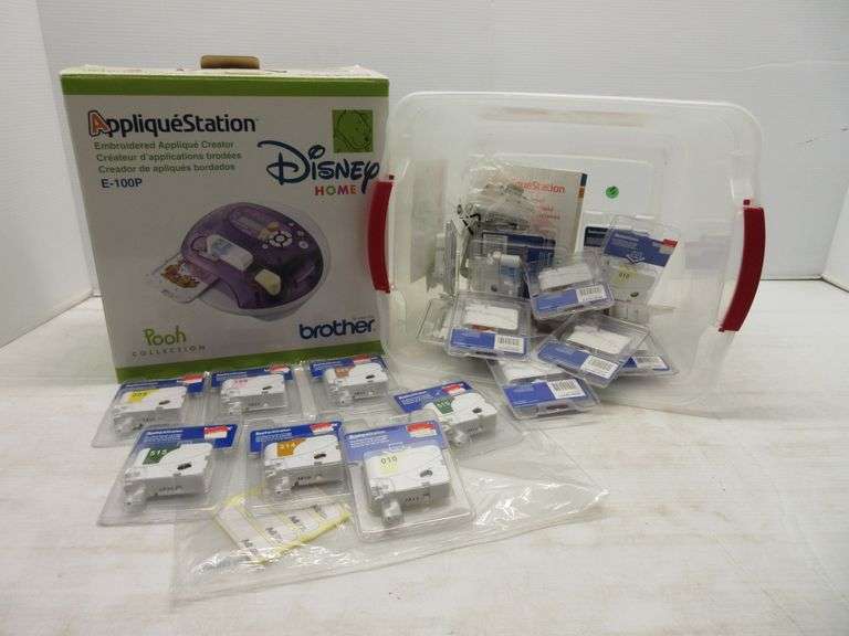 Disney Home Applique Station and Cartridges - Albrecht Auction Service