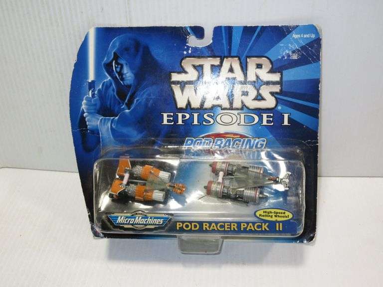 Star Wars Pod Racer Two-Pack, Made by Micro Machines - Albrecht Auction ...