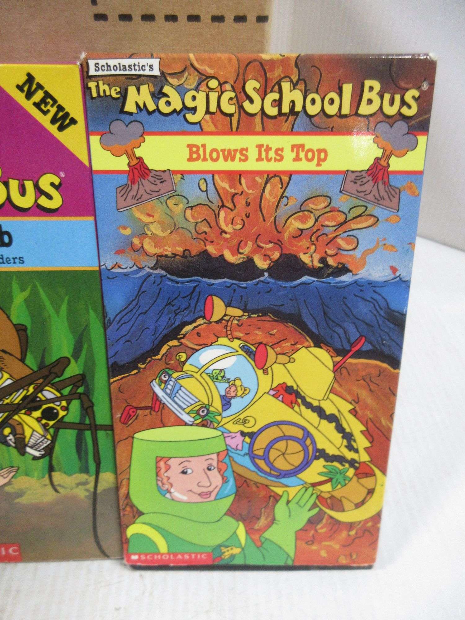 19) Older Magic School Bus VHS tapes/movies, all good