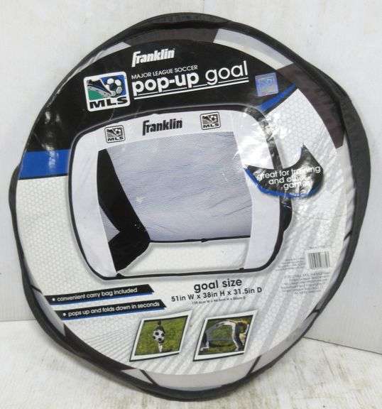 Franklin pop up soccer goal, NIP Albrecht Auction Service