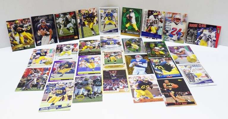 (28) U of M Wolverine rookie cards - Albrecht Auction Service