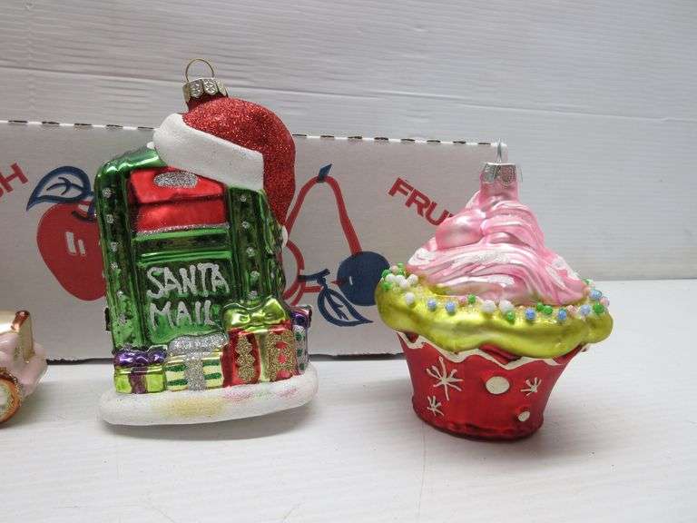 Christopher Radko Home for the Holidays ornament, blown glass set, (10