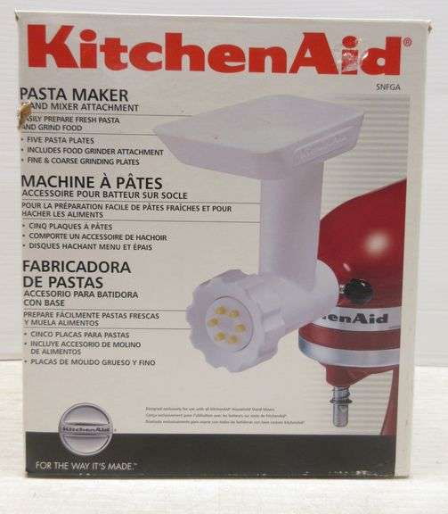 KitchenAid stand mixer attachment set, includes Pasta maker, (5