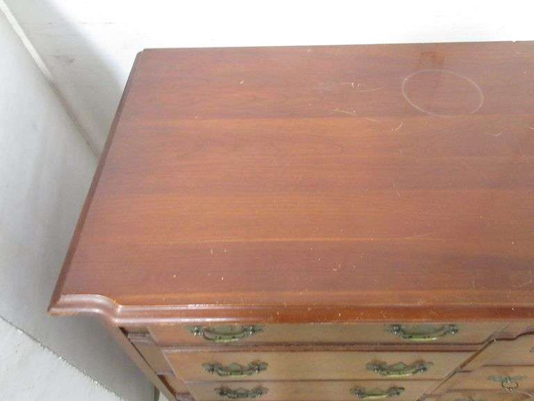 Kling Factories solid cherry wood dresser/buffet, has 12drawer, 58"W x