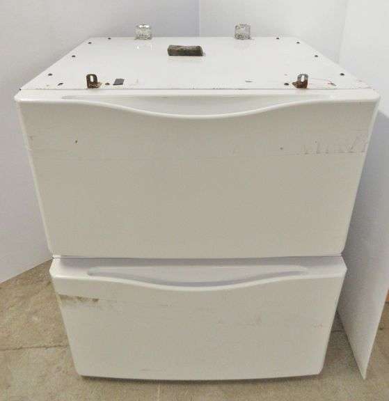 (2) Washer and dryer pedestals, 27"W x 27"D x 16"H, used, good