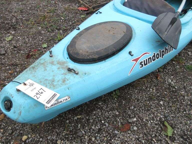 10.4' Sun Dolphin kayak, used Albrecht Auction Service