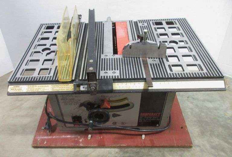 Craftsman 10" table saw, works - Albrecht Auction Service