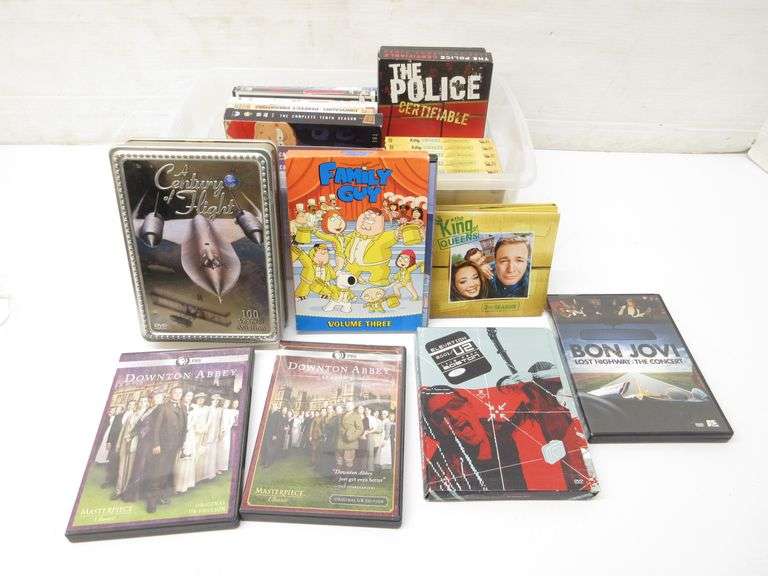 DVD's mostly, complete seasons and live concerts that are harder to ...