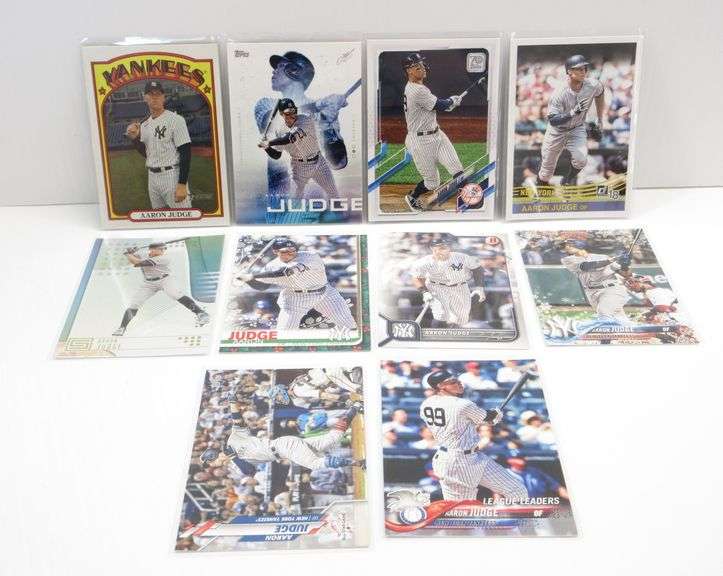 (10) Aaron Judge baseball cards - Albrecht Auction Service