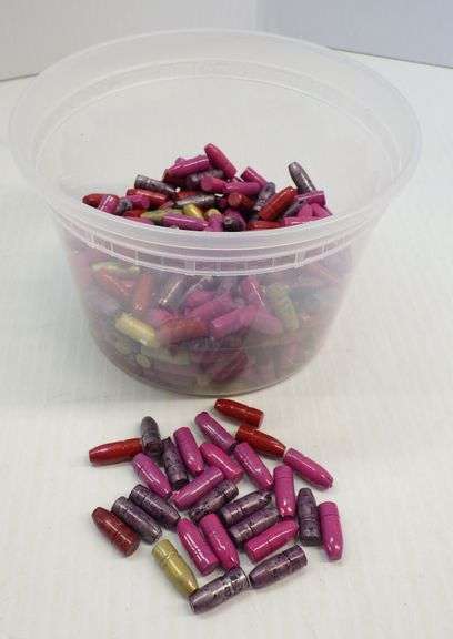 .223 Cast bullets, 55-grain powder coated, size .224 BH22, over 2 lb ...