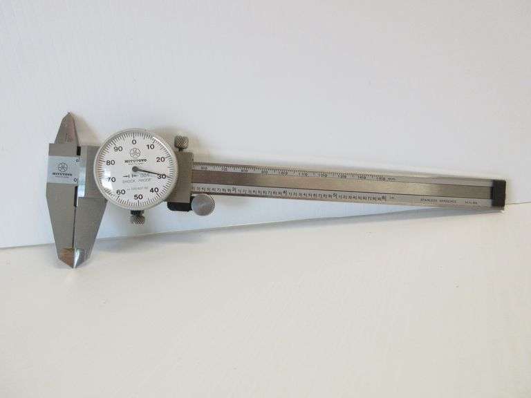 Lufkin micrometer with adjustment tools, Mitutoyo caliper with