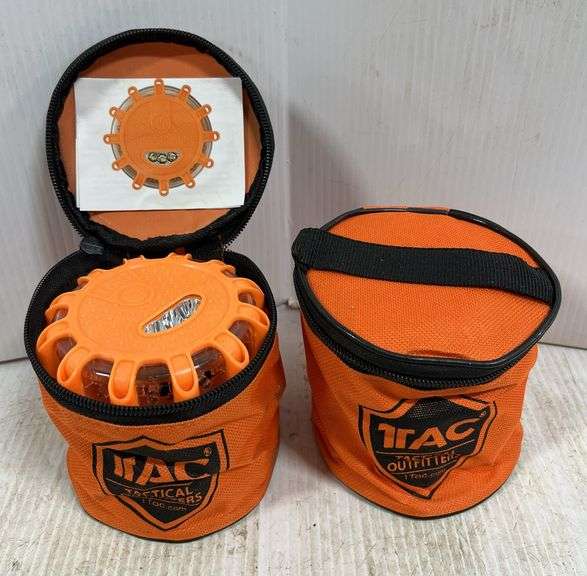 (2) 3-Packs of TAC LED road emergency lights, roadside safety flashing ...