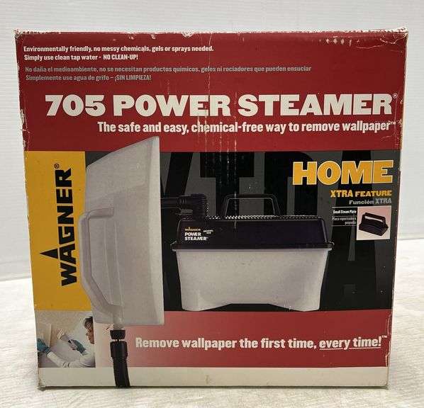 Wagner 705 Power steamer, NIB - Albrecht Auction Service