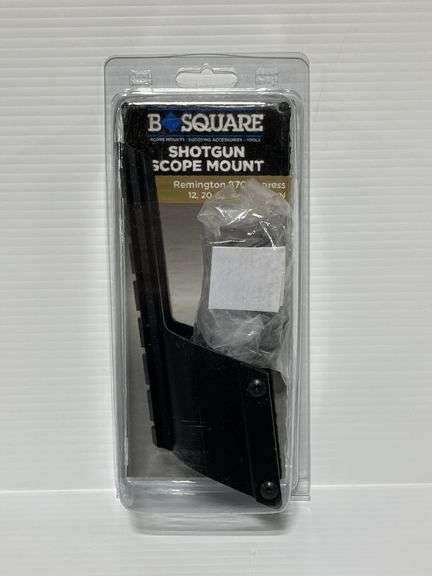 Saddle mount, B. Square, shotgun scope mount, for Remington 870 12/20 ...
