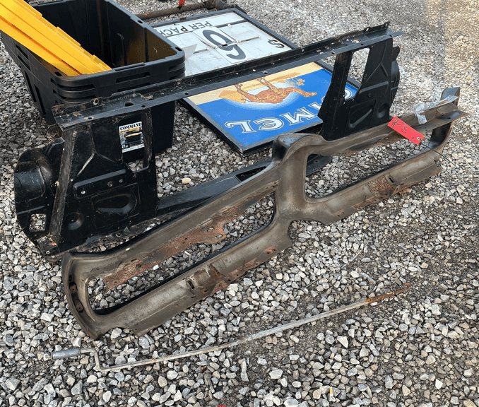 (2) Pontiac 68-69 GTO Endura bumper radiator supports - Albrecht ...
