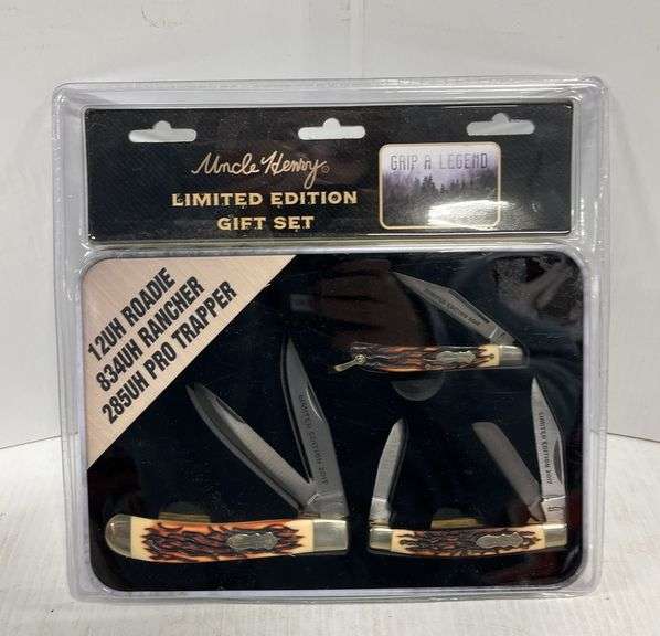 Uncle Henry Roadie 12UH Pocket Knife - 2 3/4" Single Blade High Carbon Stainless Steel