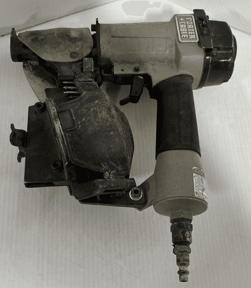 Wire Rope Splatter Guard Porter Cable roofing nail gun with oil splatter shield, works great ...