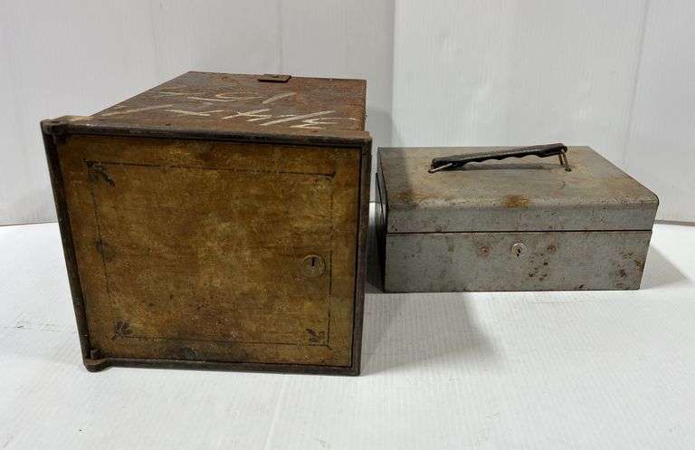(2) Lock boxes, include: One with key, one without key, one looks like ...