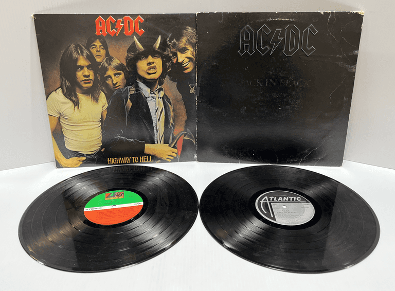 ACDC two album set, Back in Black, Highway to Hell, from private ...