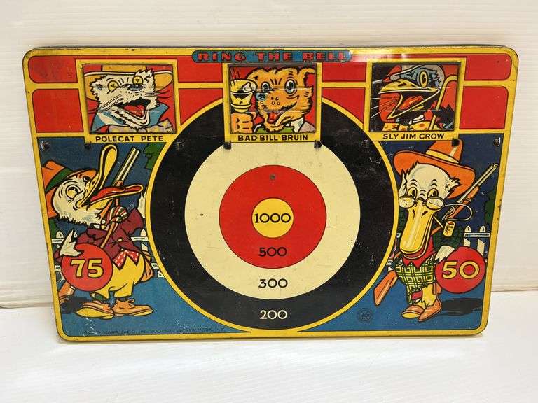 Mar Toys NY Metal "Ring the Bell" Target