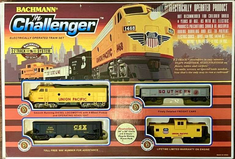 Bachmann the Challenger HO gauge train set, box- 19 1/2