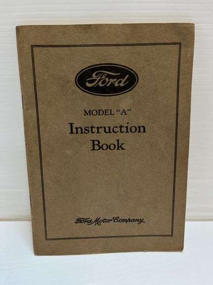 Ford Model A Instruction Book