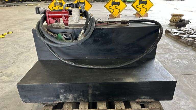 110 Gallon Truck Bed Fuel Tank with Fill Rite 12 volt Pump, 59-1/2" wide.  Pump was rebuilt in September of 2024.