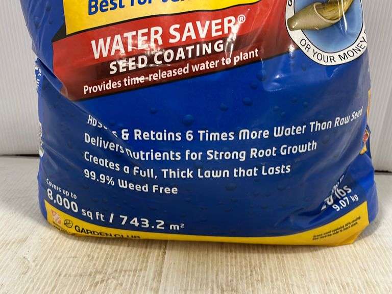 20 lbs. of Vigoro sun shade 8000 sq. ft. grass seed mix, good