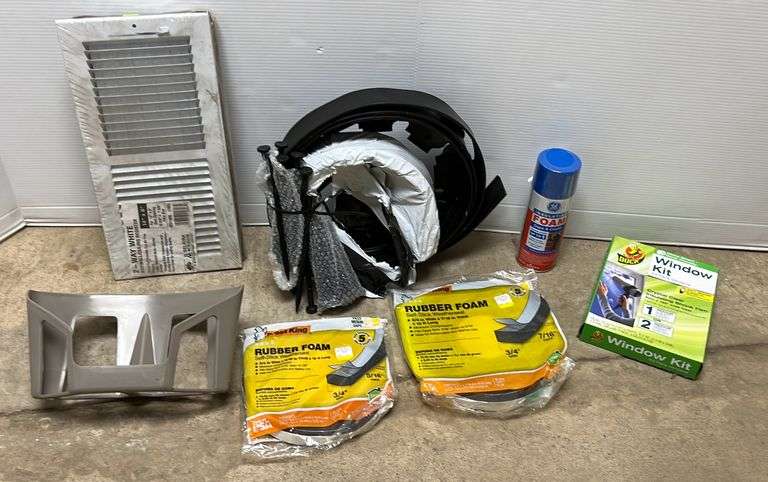 8' Garden trim, Garden hose reel, Window weather kit, NIB; 10' Weather ...