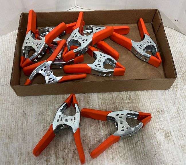 Set Of 40 Metal Market Stall 2 Inch Spring Clamps Clips Tent Tarpaulin Awning Tarp Clip