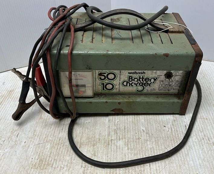 Wabash 10 Amp and 50 Amp battery charger, works great Albrecht