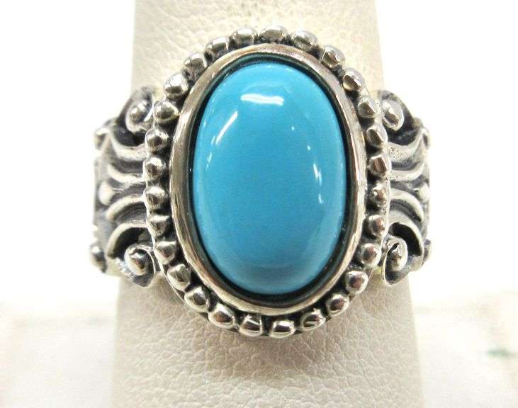Avon turquoise and 925 ring, size 8, new, Except where specifically ...