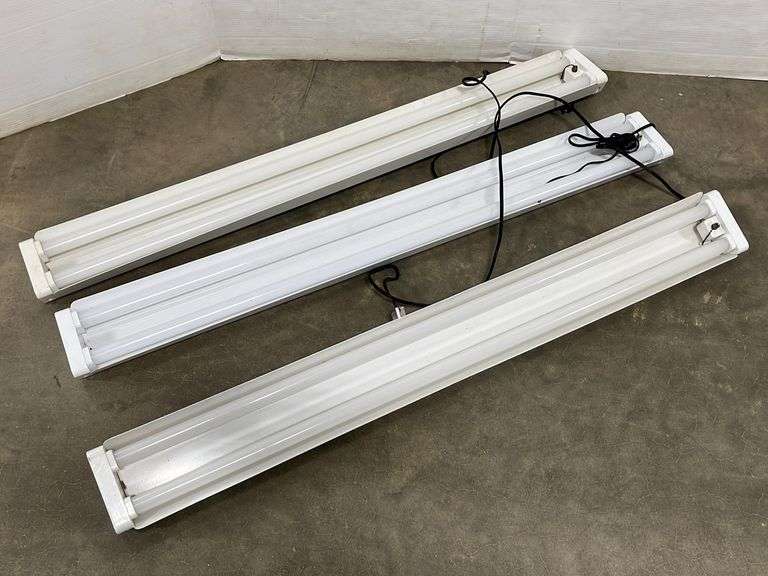 (3) LED Shop lights, 4'L x 5 1/2