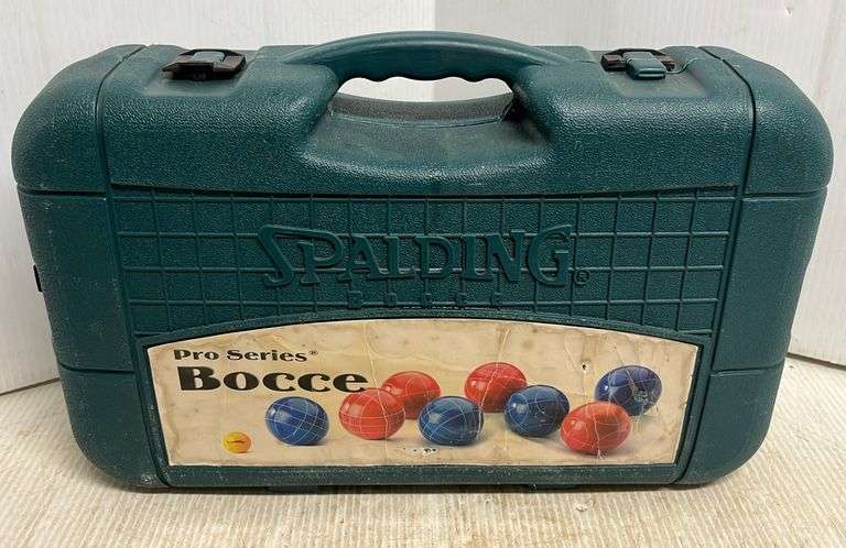 Spalding Bocce ball game, good - Albrecht Auction Service