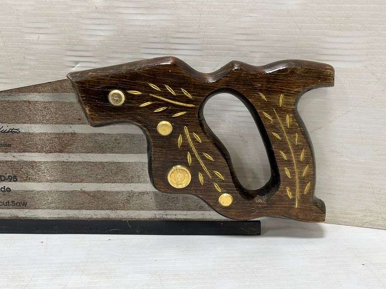 Disston Select D85 26" 10point crosscut hand saw, made in Danville