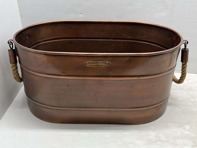 Planter tub by Smith and Hawkins, 21" x 13" x 10"H Albrecht Auction