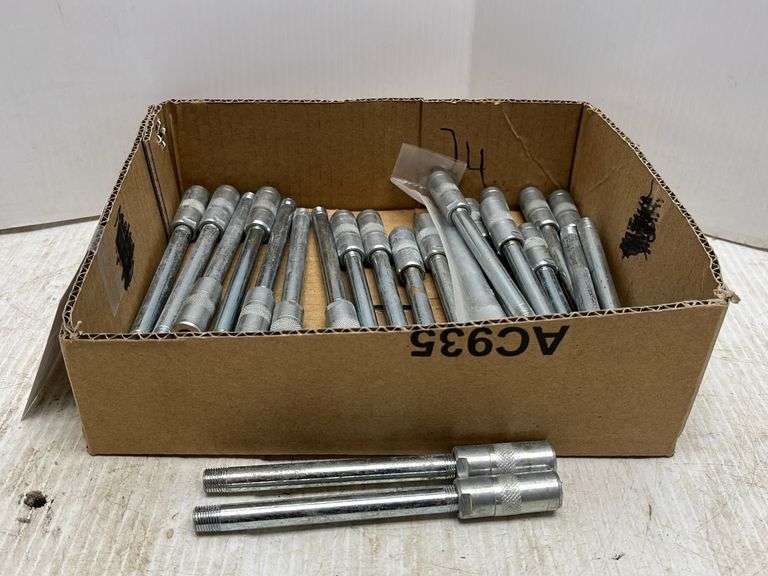 (24) 5" Grease gun extensions, new Albrecht Auction Service