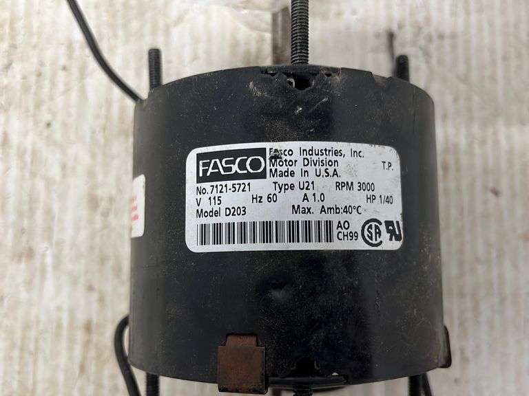 Fasco Motor No. 7121 to 5721, Model D203, new Albrecht Auction Service