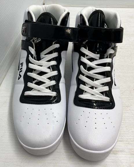 fila shoes black and white