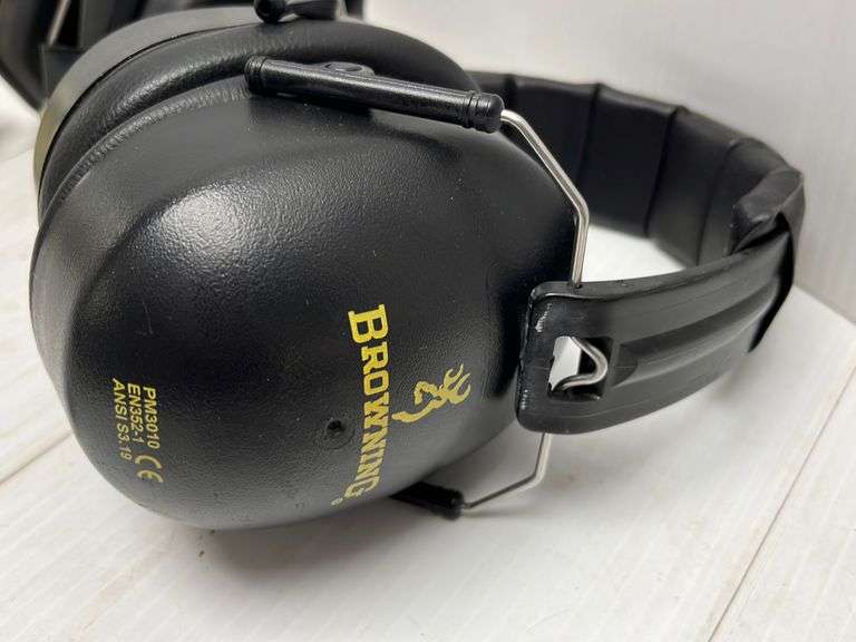 (3) Shooting ear muffs, includes Older North Gun Muffler noise