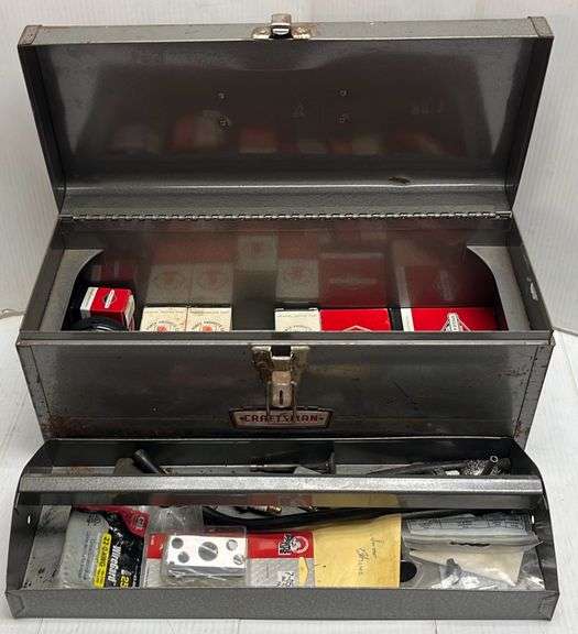 Craftsman toolbox with Briggs, Tecumseh, and other small engine repairs