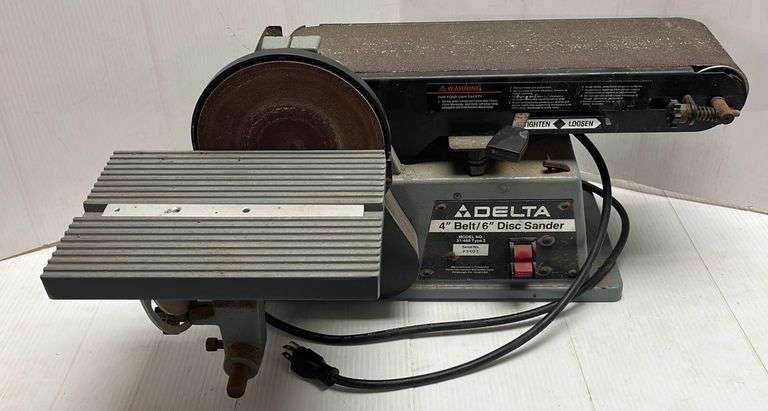 Delta disc sander, 4