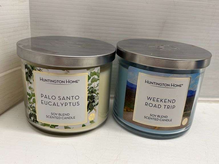 (5) Candles, include CLCO peppered rose, Bath and Body Works vanilla