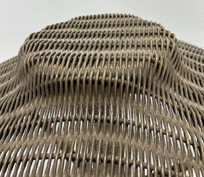 Antique 1917 wicker table lamp, rattan style, made by Lloyd Loom