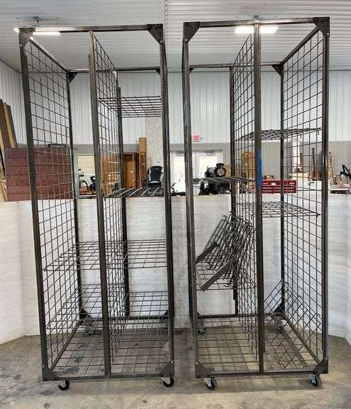 (2) Commercial display racks, each- 34