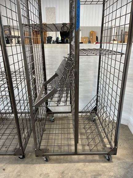 (2) Commercial display racks, each- 34
