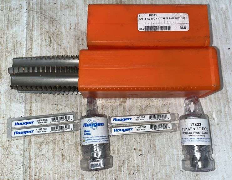 Industrial Machinist items, includes Reiff & Nestor 1 5/8" to 5 1/2" 6