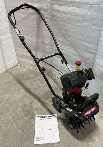 Troy-Bilt garden cultivator, won't start, 8"W, ran last year, good ...